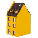 Immeuble de coin de rues "Kleinstadt" Faller 130709 - HO : 1/87 - EP III - 2