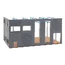 Zone industriel en construction - Faller 130892 - HO : 1/87 - EP VI - 2