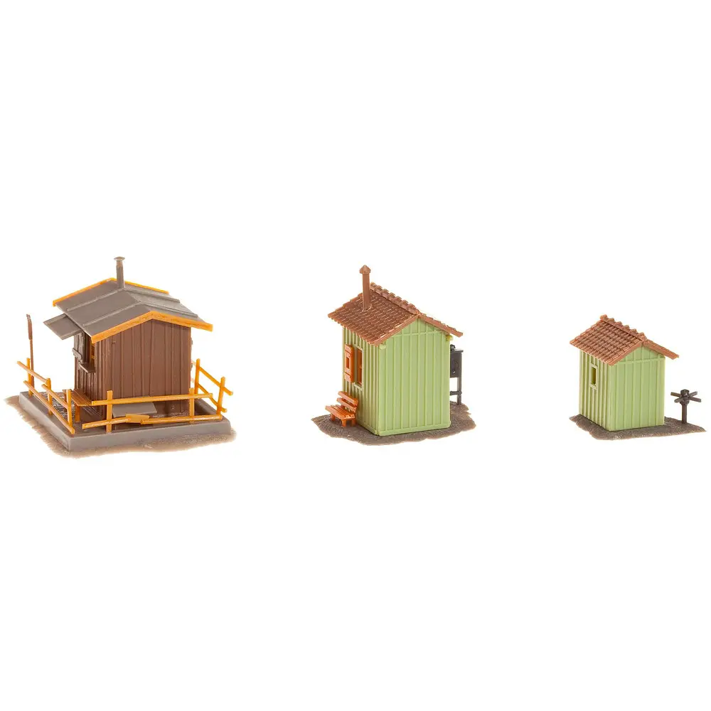 Lot de 3 maisons de route - Faller 120140 - HO 1/87 - EP I - 3