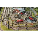 Rail droit avec ballast 57,5 mm Fleischmann 9102 - N : 1/160 - Code 80 - 6