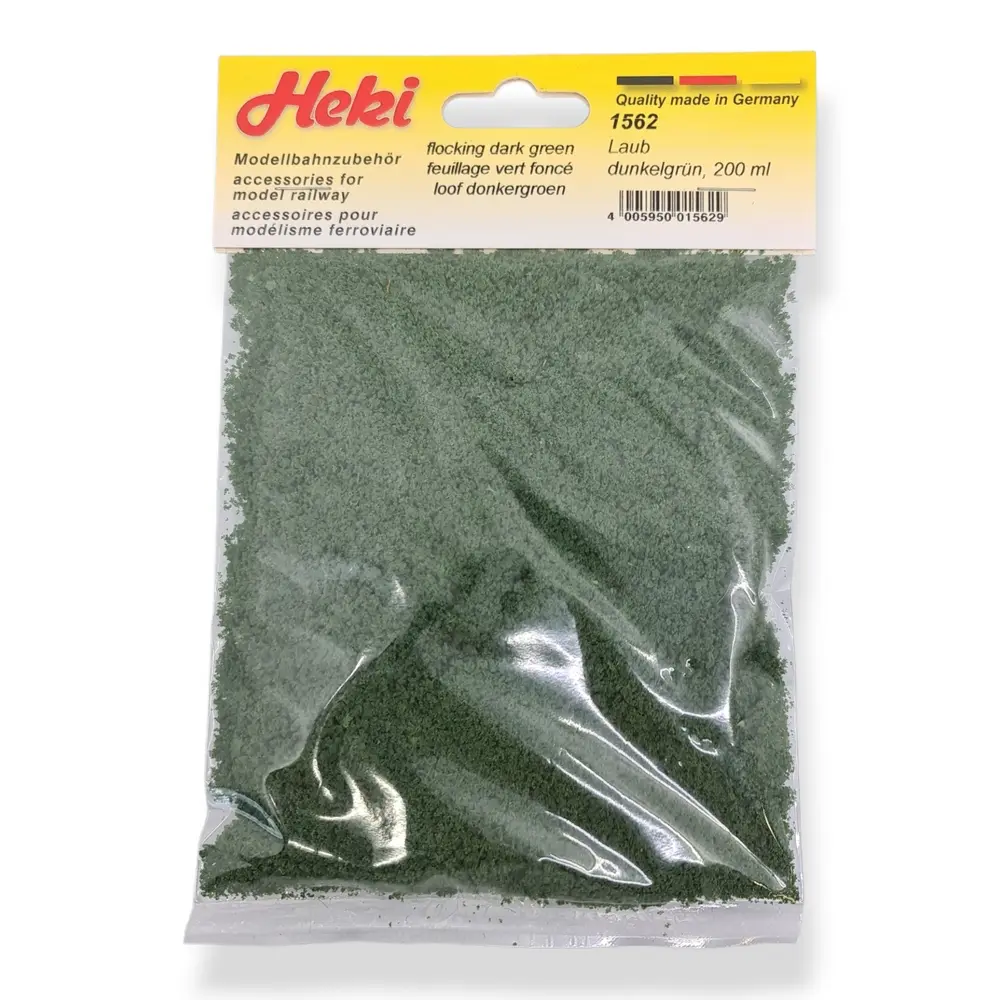 Flocage - Feuillage Vert Foncé - HEKI 1562 - Échelle Universelle - 200 mL - 2