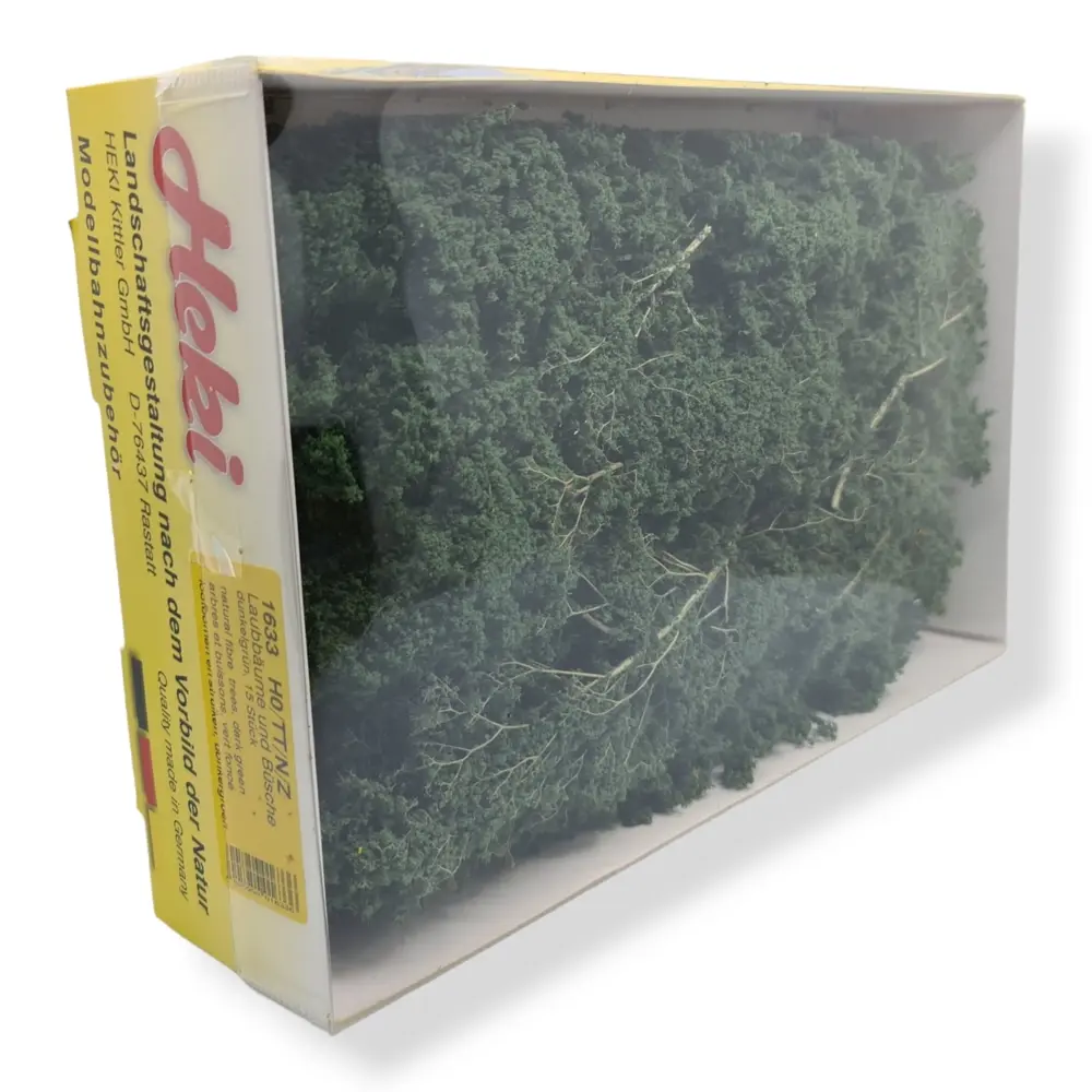 15 Arbres et buissons - Vert foncé - HEKI 1633 - Échelle HO / TT / N / Z - 3