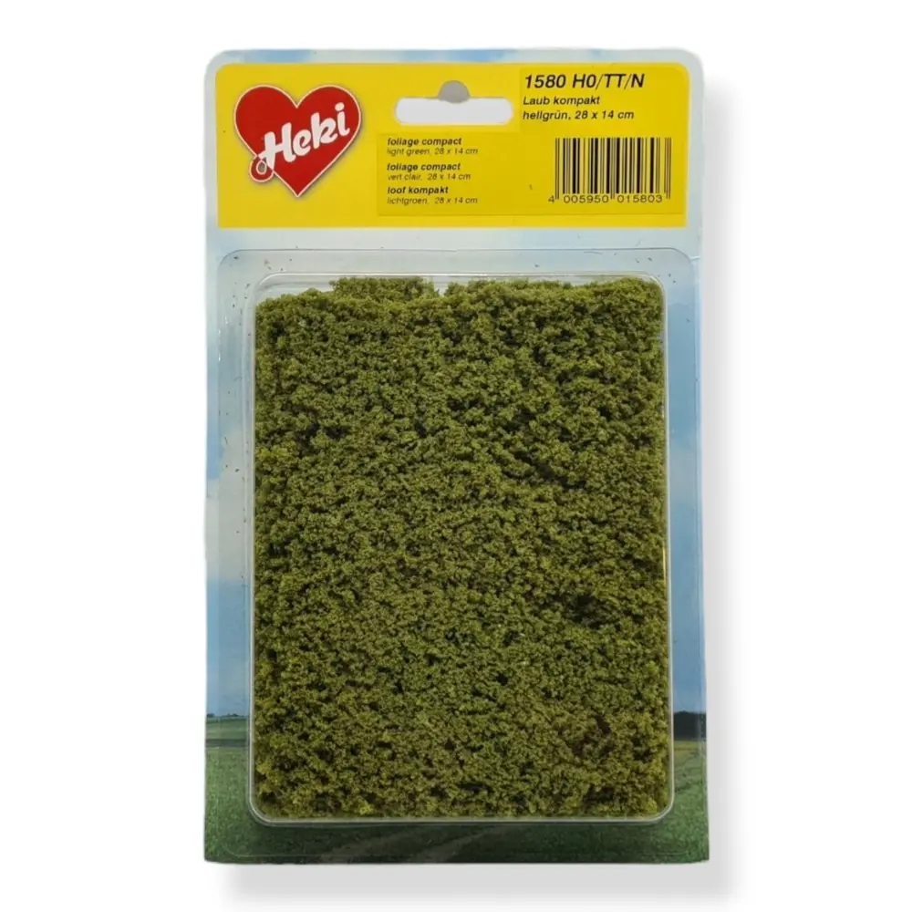 Flocage - Foliage compact - Vert clair - HEKI 1580 - Échelle HO / TT / N - 2