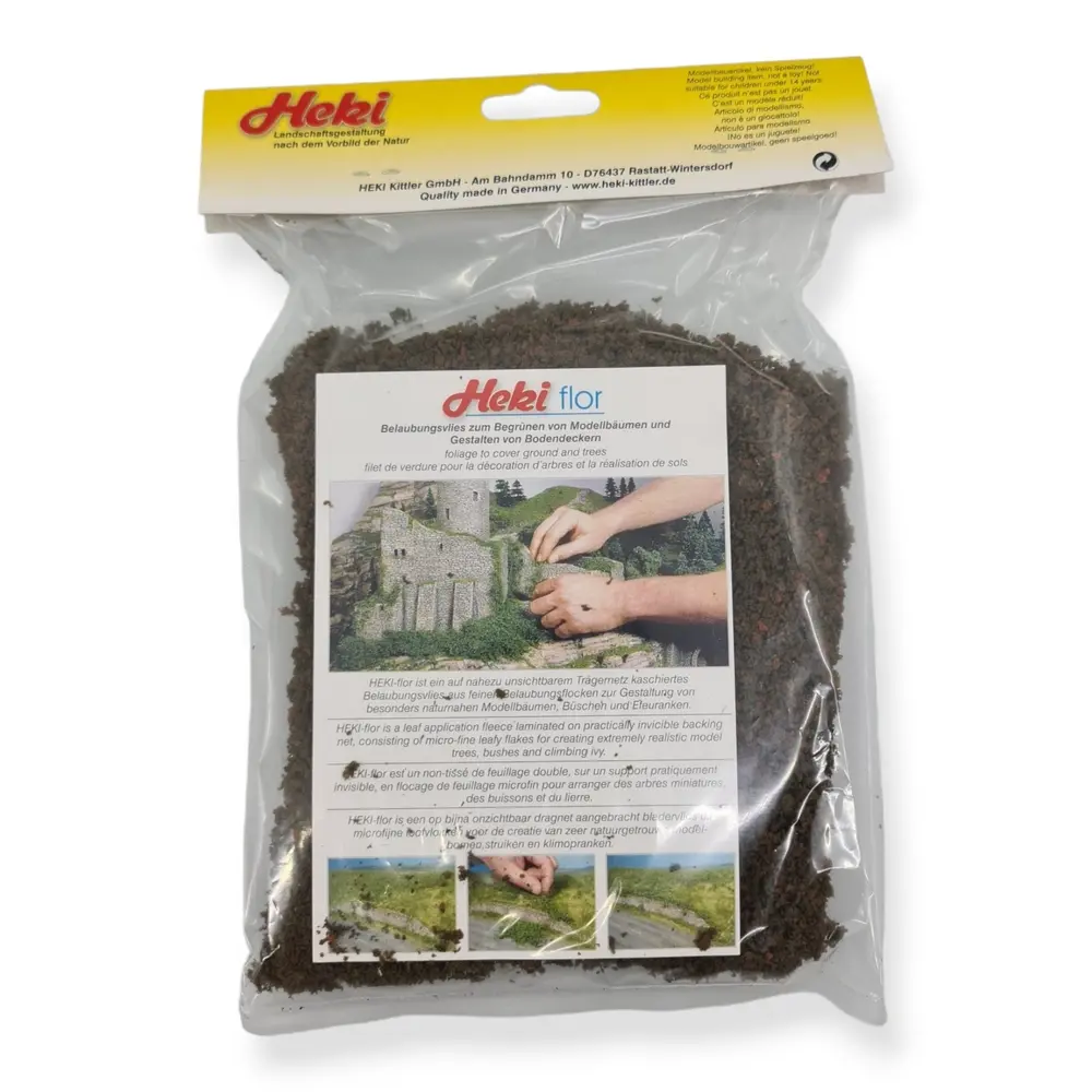 Sachet filet floqué - Brun d'automne - HEKI 1557 - Échelle Universelle - 3