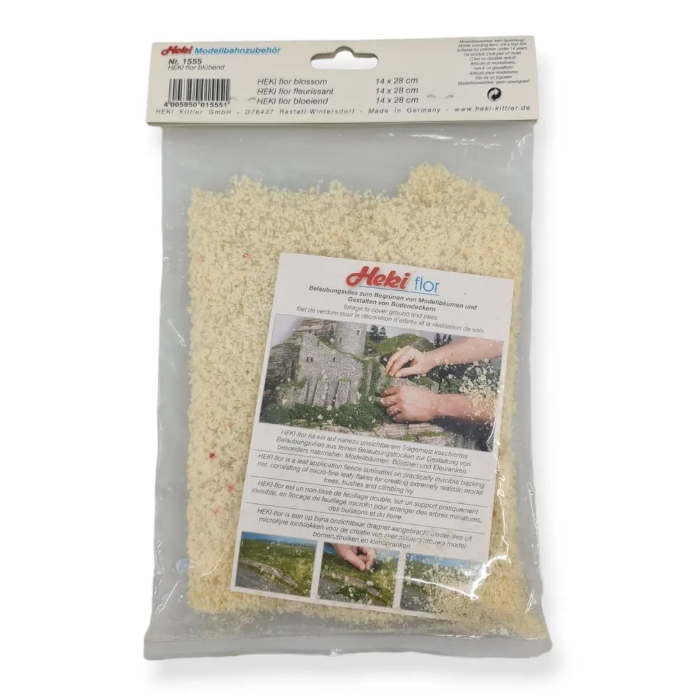 Sachet Filet floqué - blanc - HEKI 1555 - Échelle Universelle - 3