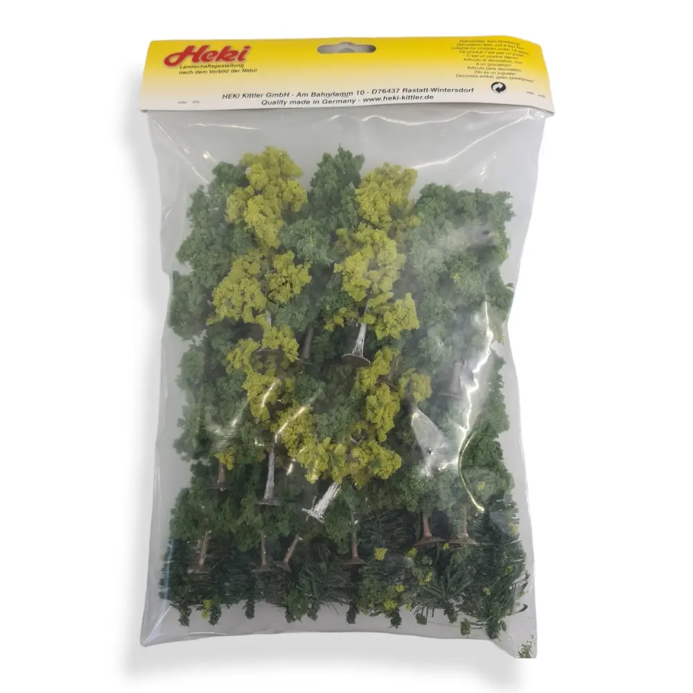26 Arbres et sapins - Vert - HEKI 1230 - Échelle HO / TT / N - 50 à 110 mm - 3