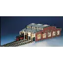 Remise à locomotives circulaire à monter - FLEISCHMANN 6476 | HO 1/87 - 4