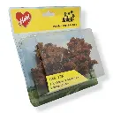 4 Arbres fruitiers d'automne - Rouge foncé - HEKI 1169 - Échelle TT / N - 80 mm - 3