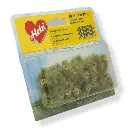 100 Touffes d'herbes automne - Vert - HEKI 1802 - Échelle HO / TT / N - 50 à 60 mm - 3