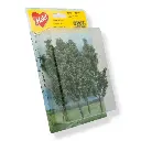 4 Peupliers - Vert foncé - HEKI 1719 - Échelle HO / TT - 140 mm - 3