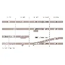 Rail droit avec ballast - 222 mm Fleischmann 9100 - N : 1/160 - Code 80 - 3