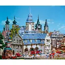 Mairie avec caserne de pompiers - Faller 191835 - HO 1/87 - EP III - 260 x 250 x 340 mm - 2