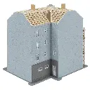 Ancienne maison de ville en cours de rénovation - Faller 232166 - N 1/160 - Ep.IV - 2