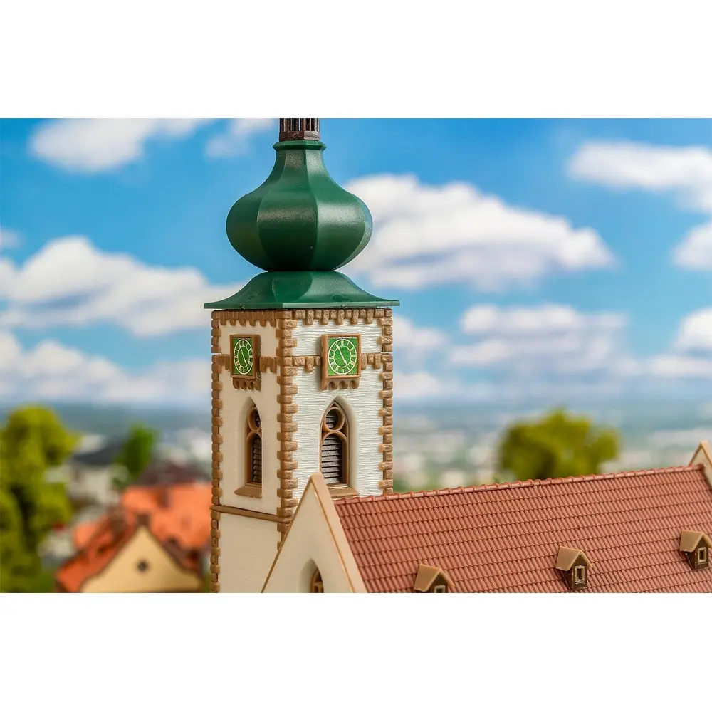 Église du village - Faller 231726 - N 1/160 - EP I - 138 x 75 x 205 mm - 3