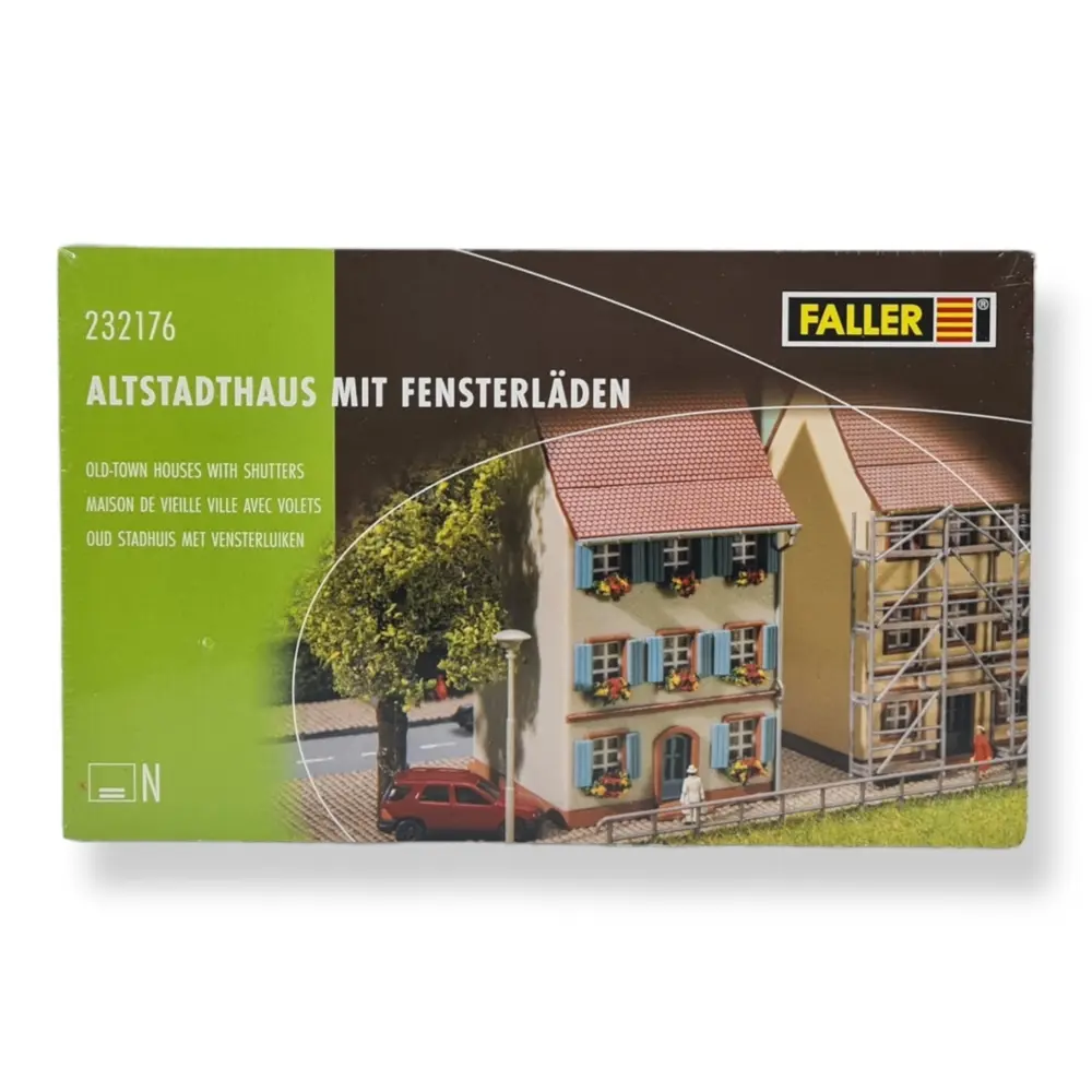 Maison de ville ancienne avec volets - Faller 232176 - N 1/160 - EP III - 5