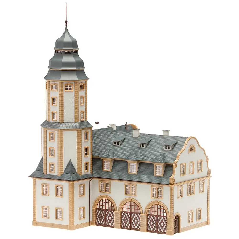 Mairie avec caserne de pompiers - Faller 191835 - HO 1/87 - EP III - 260 x 250 x 340 mm - 3