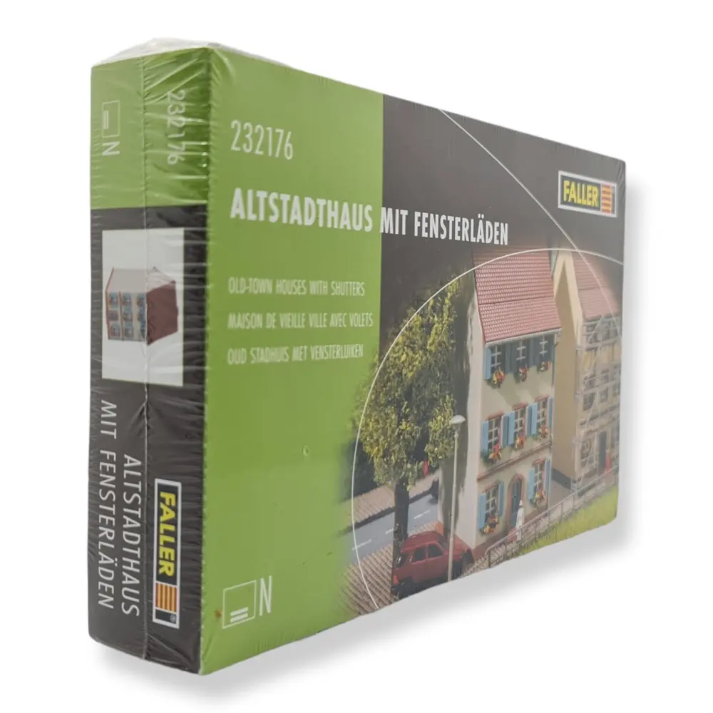 Maison de ville ancienne avec volets - Faller 232176 - N 1/160 - EP III - 4