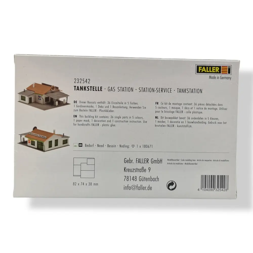 Station service Bosch/Shell- Faller 232542 - N 1/160 - EP III - 6