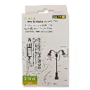 Set 3 Lanternes à arc à LED Faller 272130 - N 1/160 - hauteur 60 mm - 2