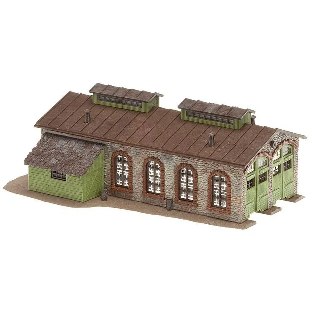 Remise à locomotives - Faller 222116 - N 1/160 - 2