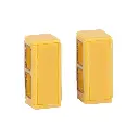 Lot de 2 Cabines Téléphoniques de la Poste Fédérale - 7x7x16mm - EP. IV - Faller 272928 - N 1/160  - 2