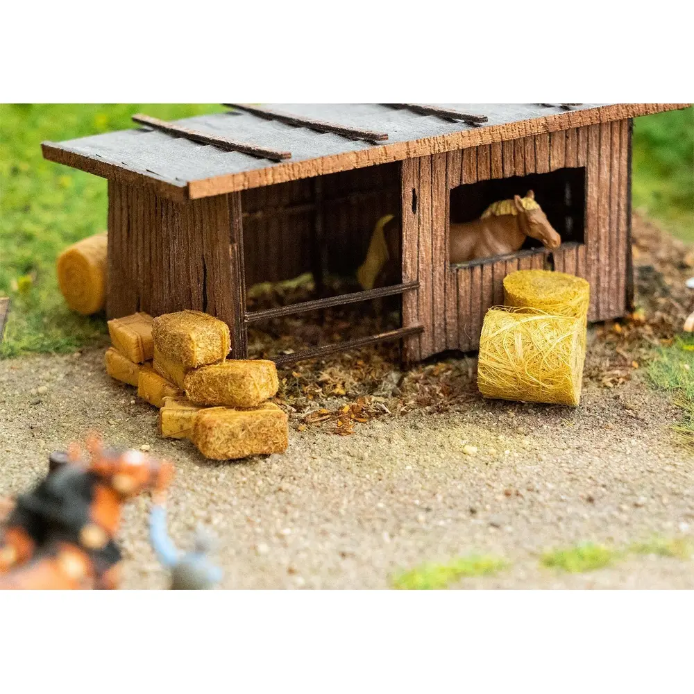 Pack de 14 bottes de foin rondes et 18 carrées - Faller 181286 - HO 1/87 - 2