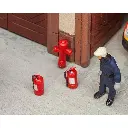 Extincteurs et bouches d'incendie FALLER 180950 - HO 1/87 - 2
