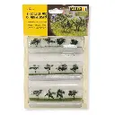 lot de 12 buissons myrtilles et groseilles FALLER 181285 - HO 1/87 - 2