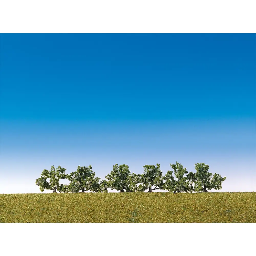 6 buissons à fleurs blanches - Faller 181478 - HO 1/87 / N 1/160 / TT 1/120 - 2