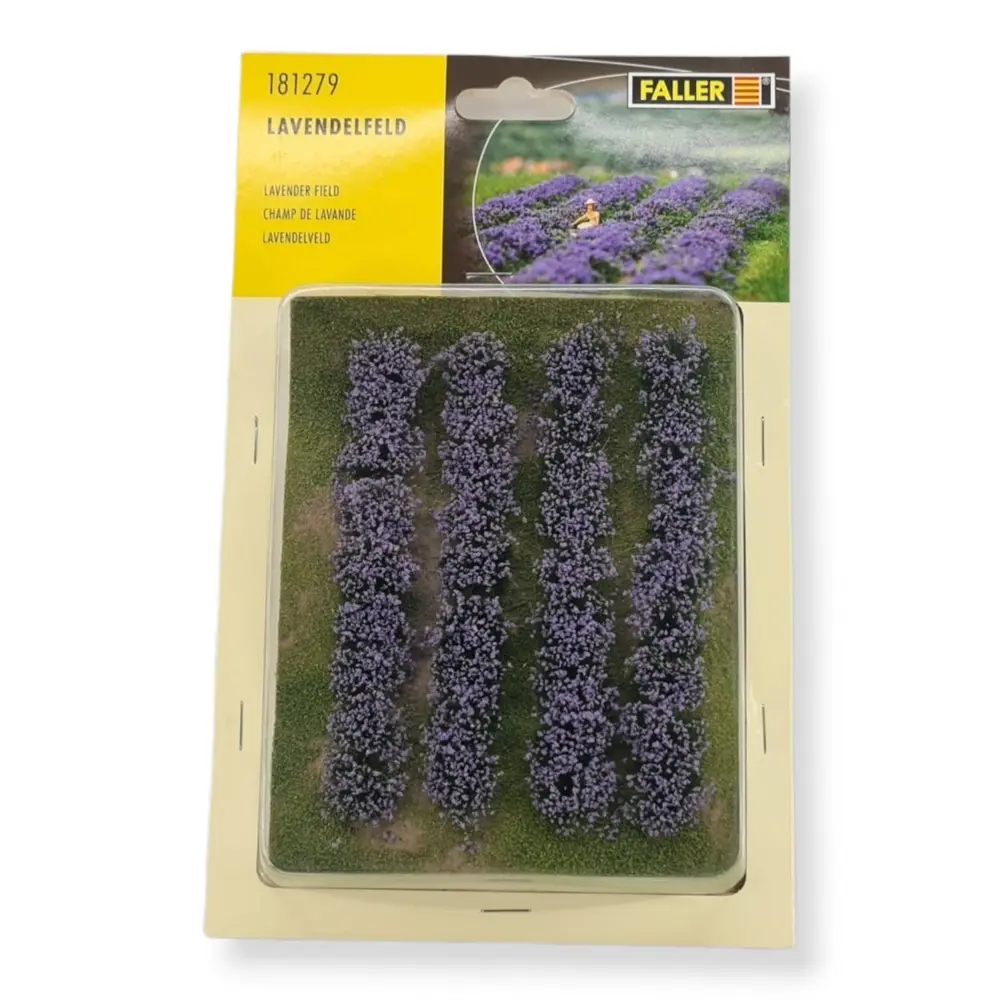 Champ de lavande - Faller 181279 - HO 1/87 - 175x125x11 mm - 3