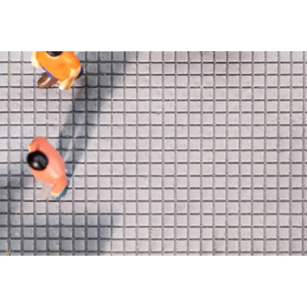 Trottoir pavé gris clair premium - Faller 170313 - HO 1/87 - 2