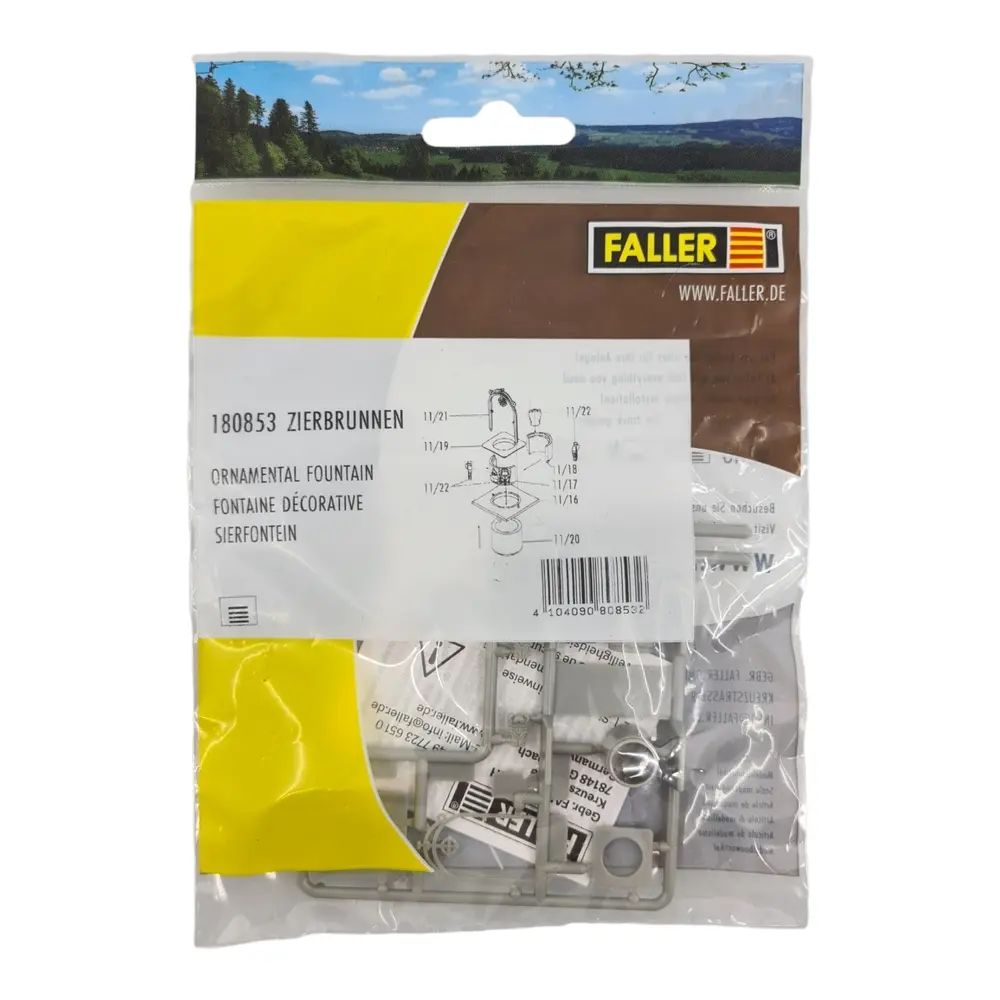 une fontaine décorative - FALLER 180853 - HO 1/87 - 3