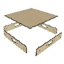 Sous structure - Faller 170101 - 50x50cm - 2