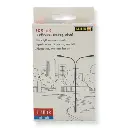 Un lampadaire à deux bras avec LED - Faller 180220 - HO 1/87 - 3