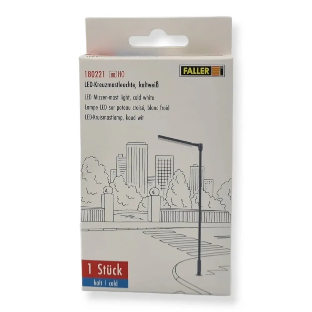 Un lampadaire moderne LED - Faller 180221 - HO 1/87 - 3