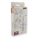 Lot de 3 lampadaires à deux bras avec LED - Faller 180120 - HO 1/87 - 2