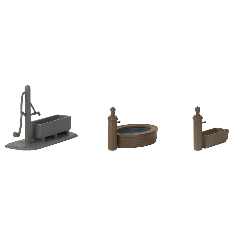 3 Fontaines de village - Faller 180875 - HO 1/87 - Ep I - 2