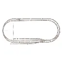 Rail droit avec ballast - 111 mm Fleischmann 9101 - N : 1/160 - Code 80 - 4