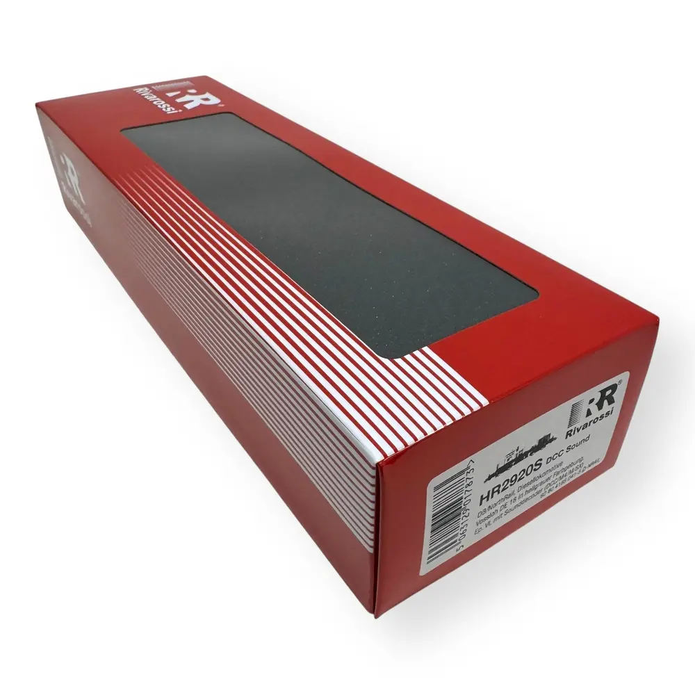 Locomotive diesel Vossloh DE 18 DCC sound - Rivarossi HR 2920S - HO : 1/87 - DB AG - Ep VI - Digital sound - 2R  - 4