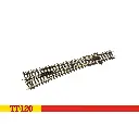 Pointe à gauche 166 mm 15° 631 mm - Hornby TT8008 - 1/120  - 3