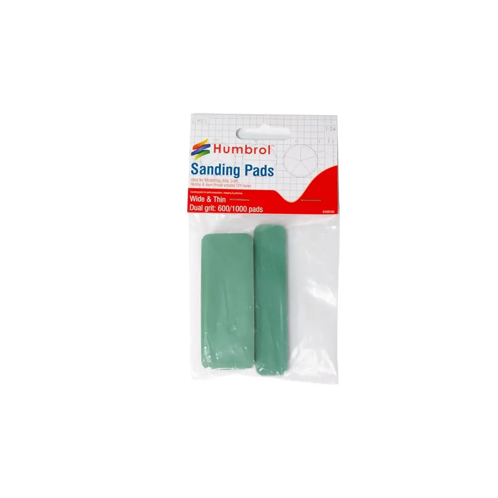 Lot de 2 Ponçeuses Flexibles - Double Grain - Humbrol AG9166 - Toutes Echelles  - 2