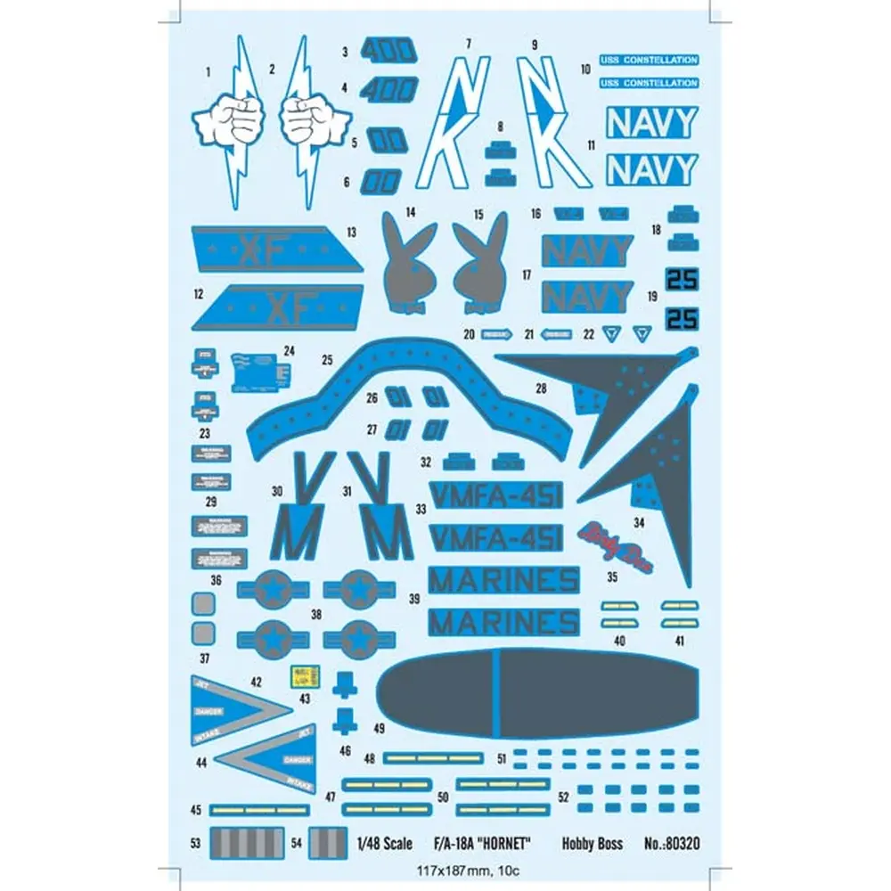 Avion d'attaque "F/A-18 "HORNET" - Hobby Boss 80320 - 1/48 - 3