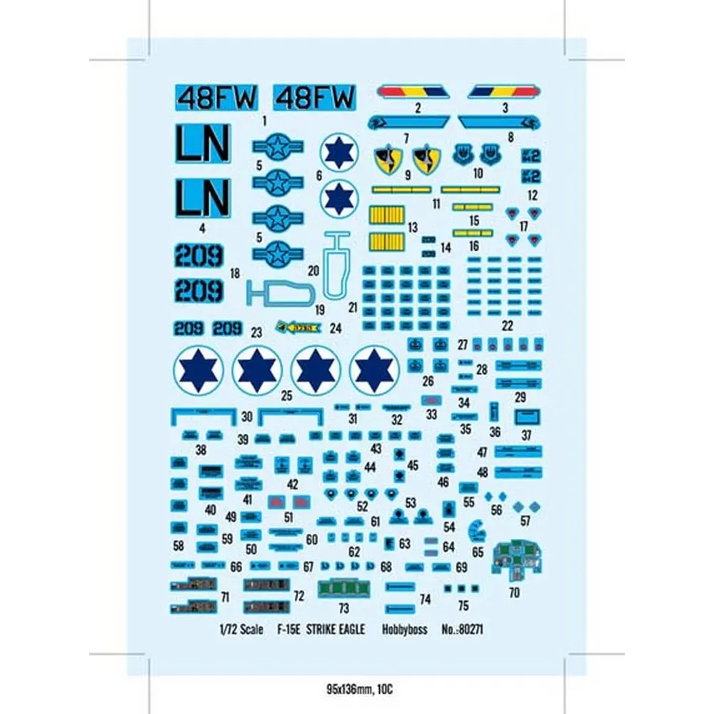 Avion de chasse F-15E - Strike Eagle US Air Force - Hobby Boss 80271 - 1/72 - 2