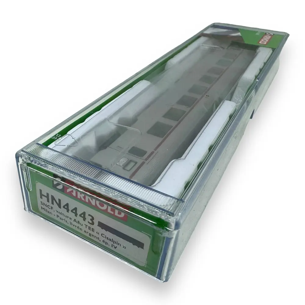 Voiture voyageurs A8tu TEE "Cisalpin" - Arnold HN4443 - N 1/160 - SNCF - Ep IV - 2R - 4