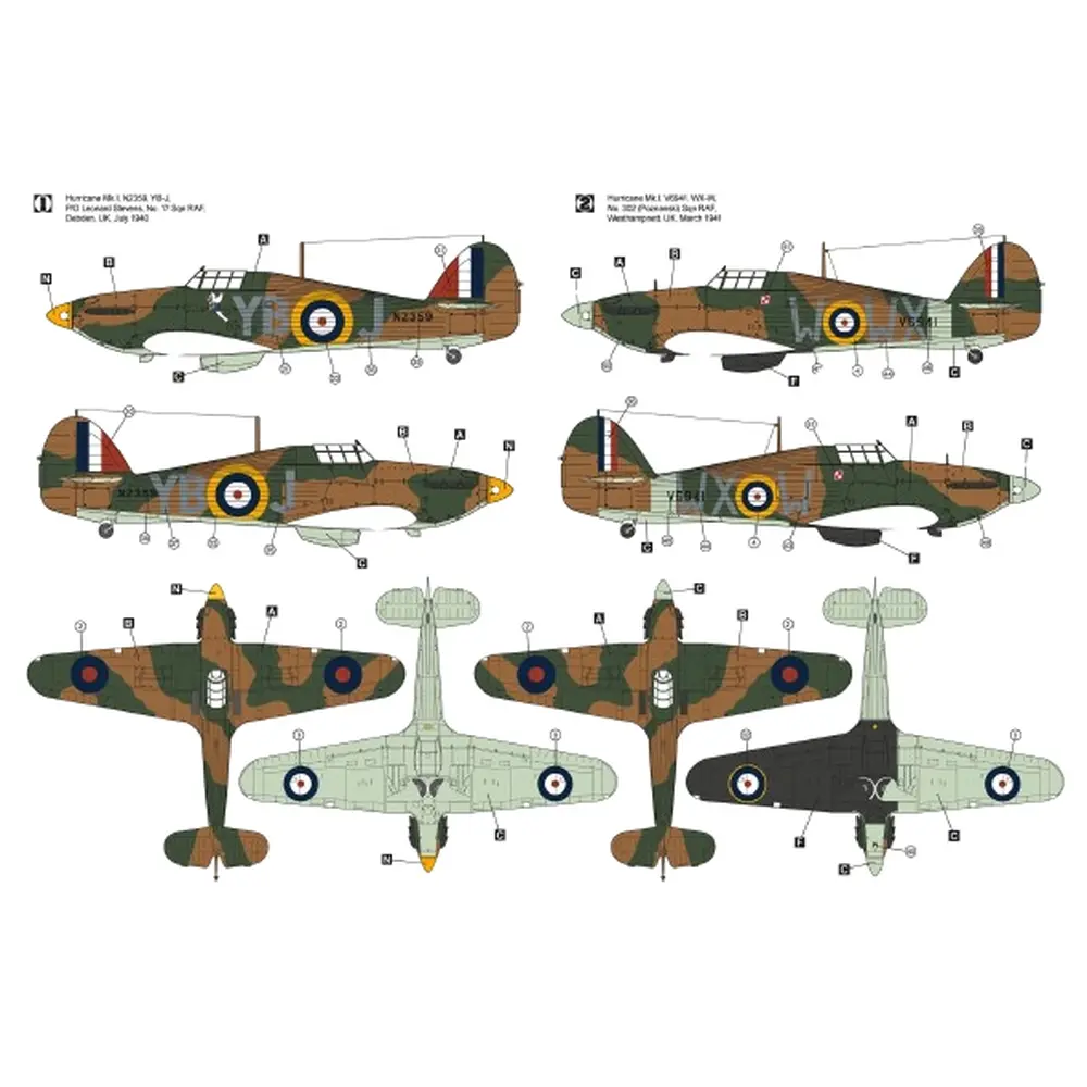 Avion de chasse - Hawker Hurricane Mk.IA - Hobby 2000 48013 - 1/48 - 3