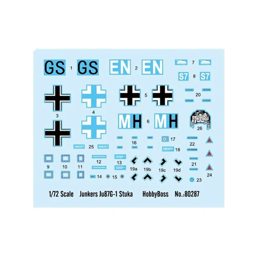Avion Bombardier - Junkers Ju-87G-1 "STUKA" - Hobby Boss 80287 - 1/72 - 3