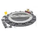 Plaque tournante motorisée Hornby R070 - HO 1/87 - Code 100 - 2