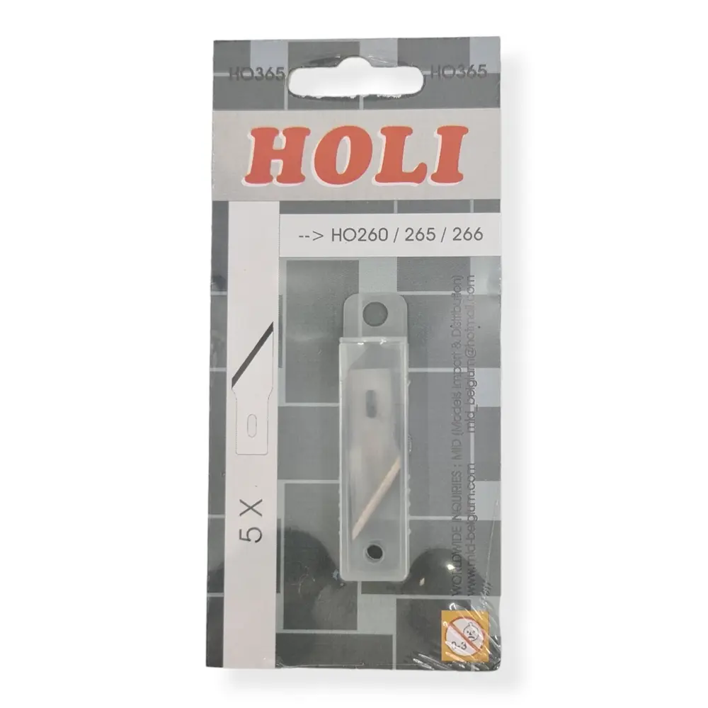 5 lames de cutter - HOLI HO365 - Outillage   - 2