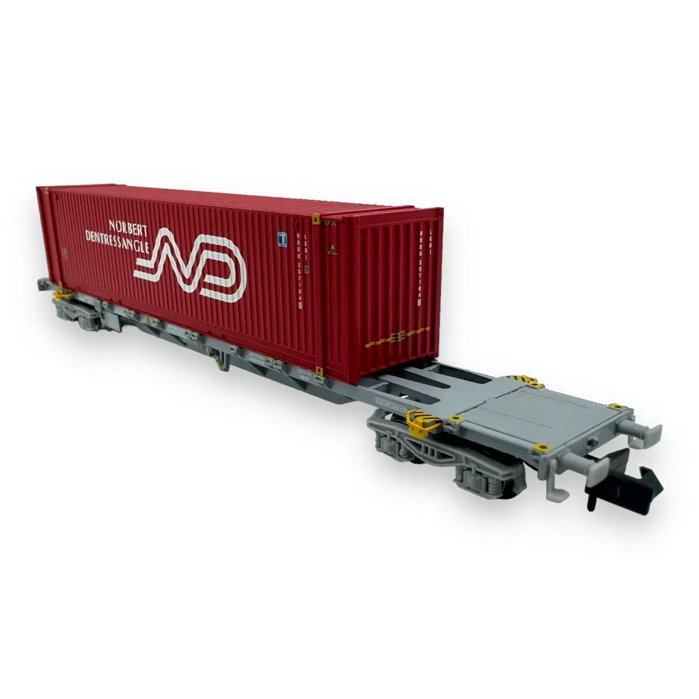 Wagon porte-conteneur 45' "Dentressangle" - Arnold HNS6501 - N 1/160 - SNCF - Ep VI - 2R - 2