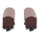 Set 2 wagons couverts  G4 ARNOLD HN6515 - SNCF - N 1/160 - EP IV - 3